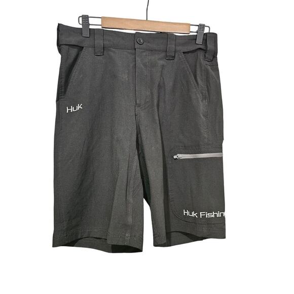 HUK Next Level Shorts Black Size S - Picture 4 of 10